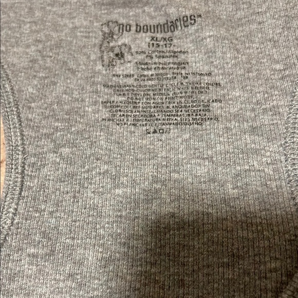 No Boundaries Purple and Gray Tank Tops - Picture 3 of 7